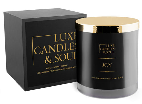 Luxury Quality Scented Hand Poured aromatherapy Candle Joy